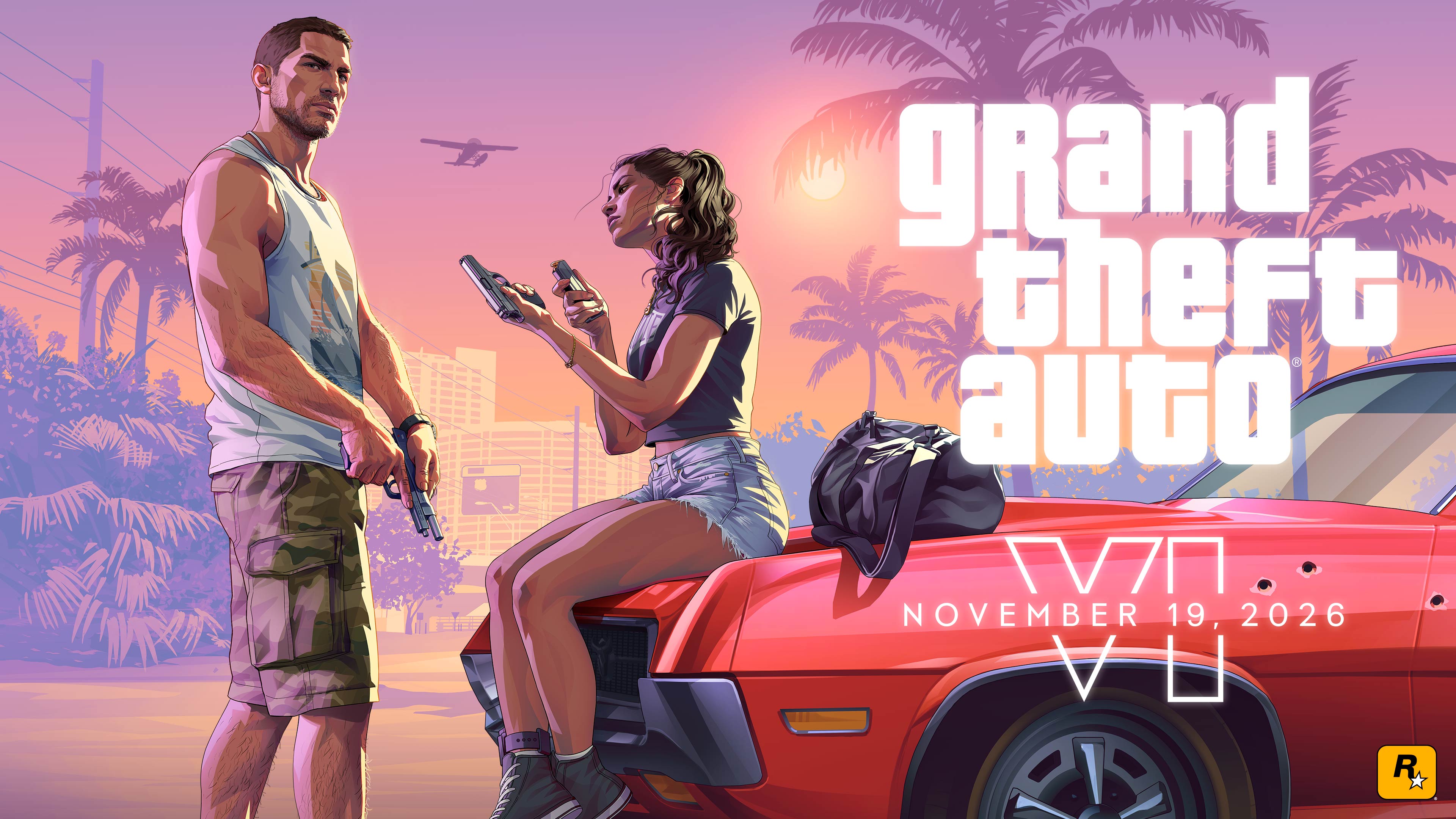 Promotiebeeld bij de launchtrailer van GTA 6