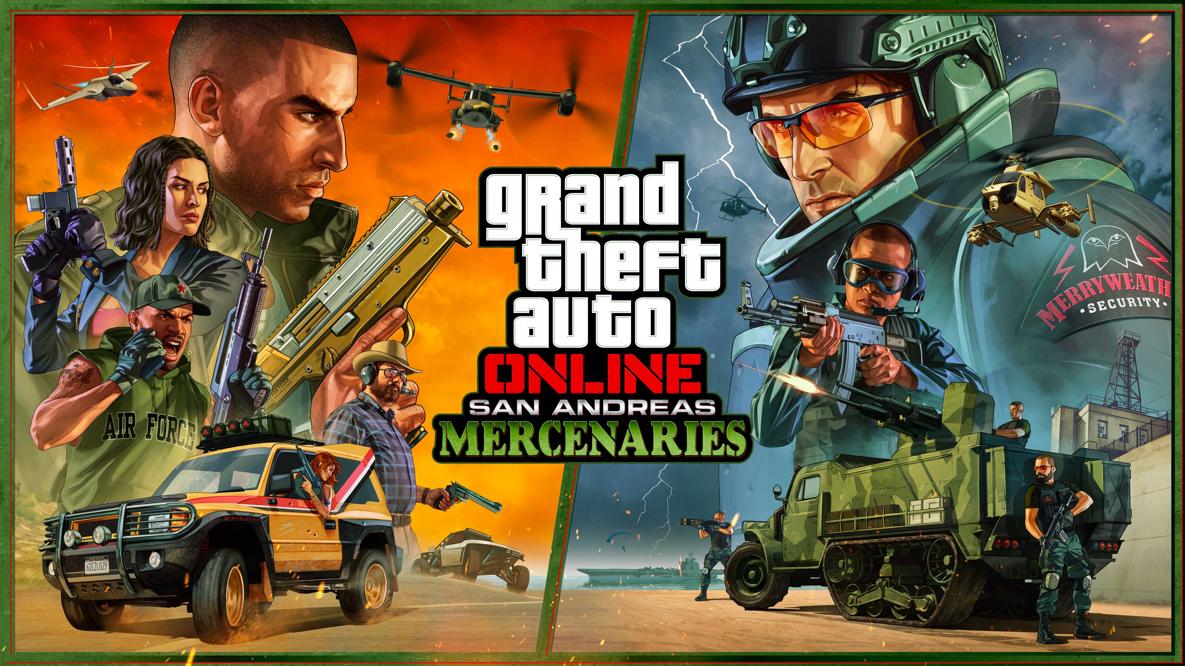 San Andreas Mercenaries: huurlingen tegen Merryweather