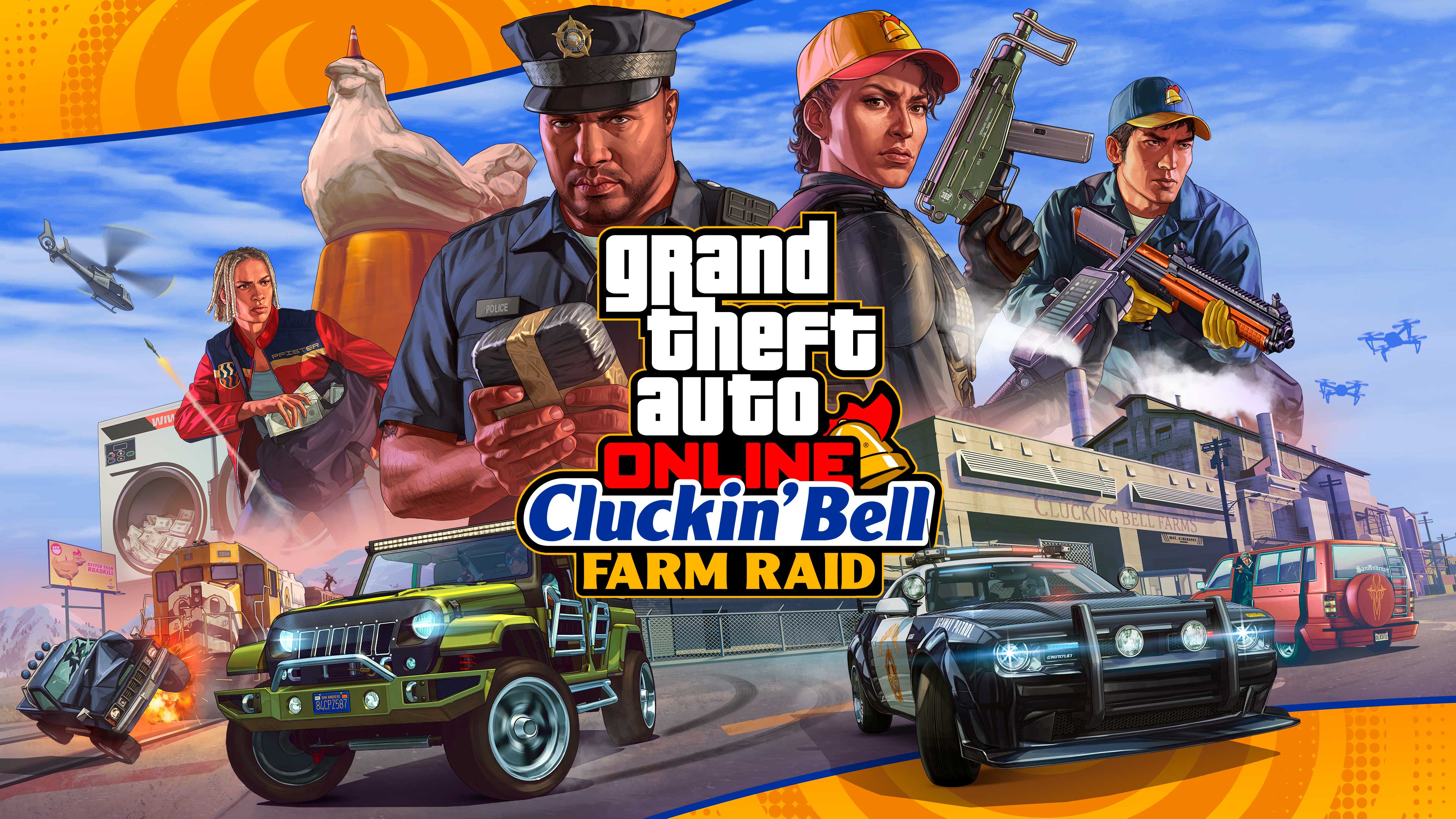 The Cluckin' Bell Farm Raid nu te spelen in GTA Online